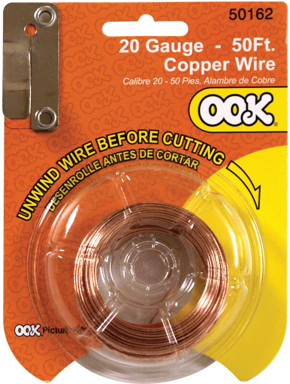 Ook Picture Hanging Wire, Copper Wire, 20 Gauge, 50 ft.